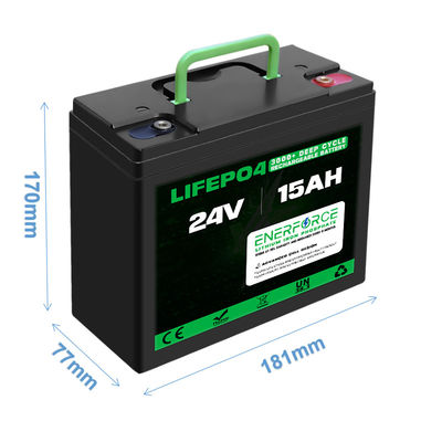 15AH 24V LFP аккумулятор для мобилизующего скутера Go Kart Golf Cart Goped