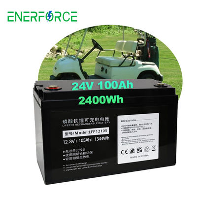 Аккумулятор Enerforce Boat Golf Cart 24V 100ah Lifepo4 LFP