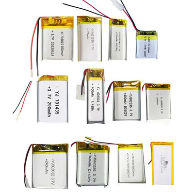 Настраиваемая перезаряжаемая литий-полимерная батарея 3.7V 8mAh - 20000mAh