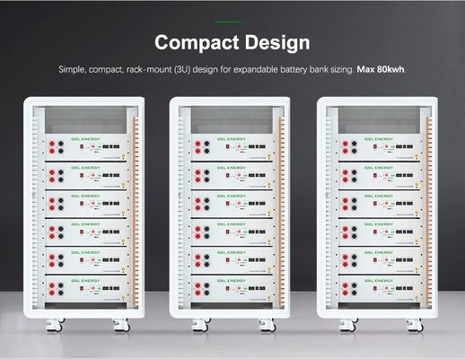 51.2V 10KW 20KW 30KW Жилая система хранения энергии Складируемая литийная батарея