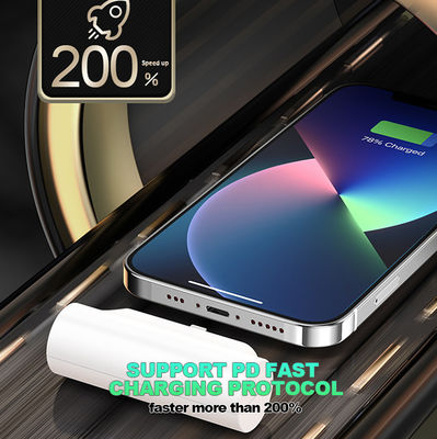 Ультралегкий 96g 5000mAh портативный телефон зарядное устройство с держателем телефона