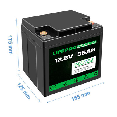 36Ah 12V LiFePO4 литийная батарея для электрических инструментов и электрических игрушек