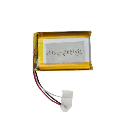 Перезаряжаемая литий-полимерная батарея LIPO 3.7V 1350mAh для промышленного использования