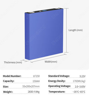 EVE 4000 Цикл 3.2V 150Ah LiFePO4 аккумуляторная батарея класса А для тележек для гольфа