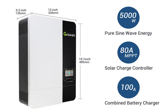 Growatt SPF3500ES SPF5000ES 48V оф-грит солнечный инвертор для систем солнечных панелей мощностью 5 кВА 5 кВт